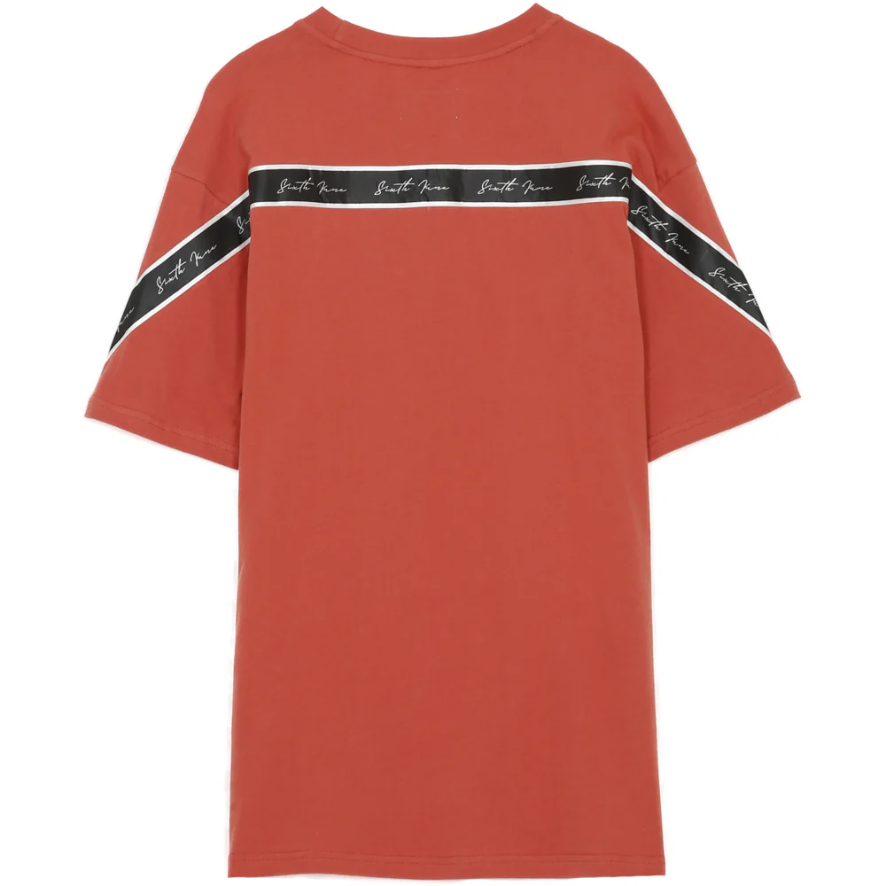 T-Shirt bandes dos rouge - Image 6