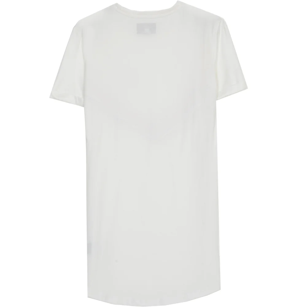 T-Shirt bandes V 4 couleurs blanc - Image 7