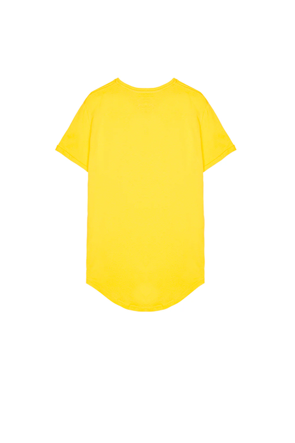T-shirt bas arrondi Jaune - Image 6