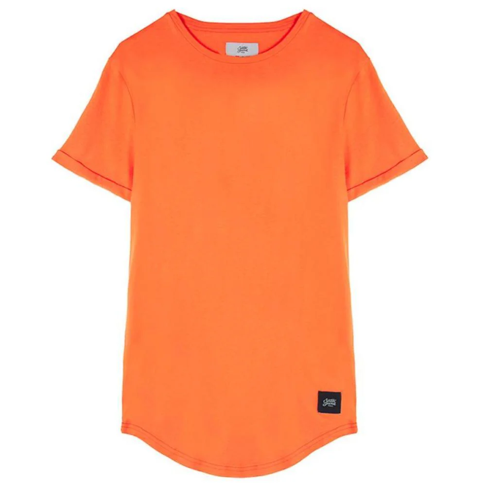 T-shirt bas arrondi Orange - Image 5