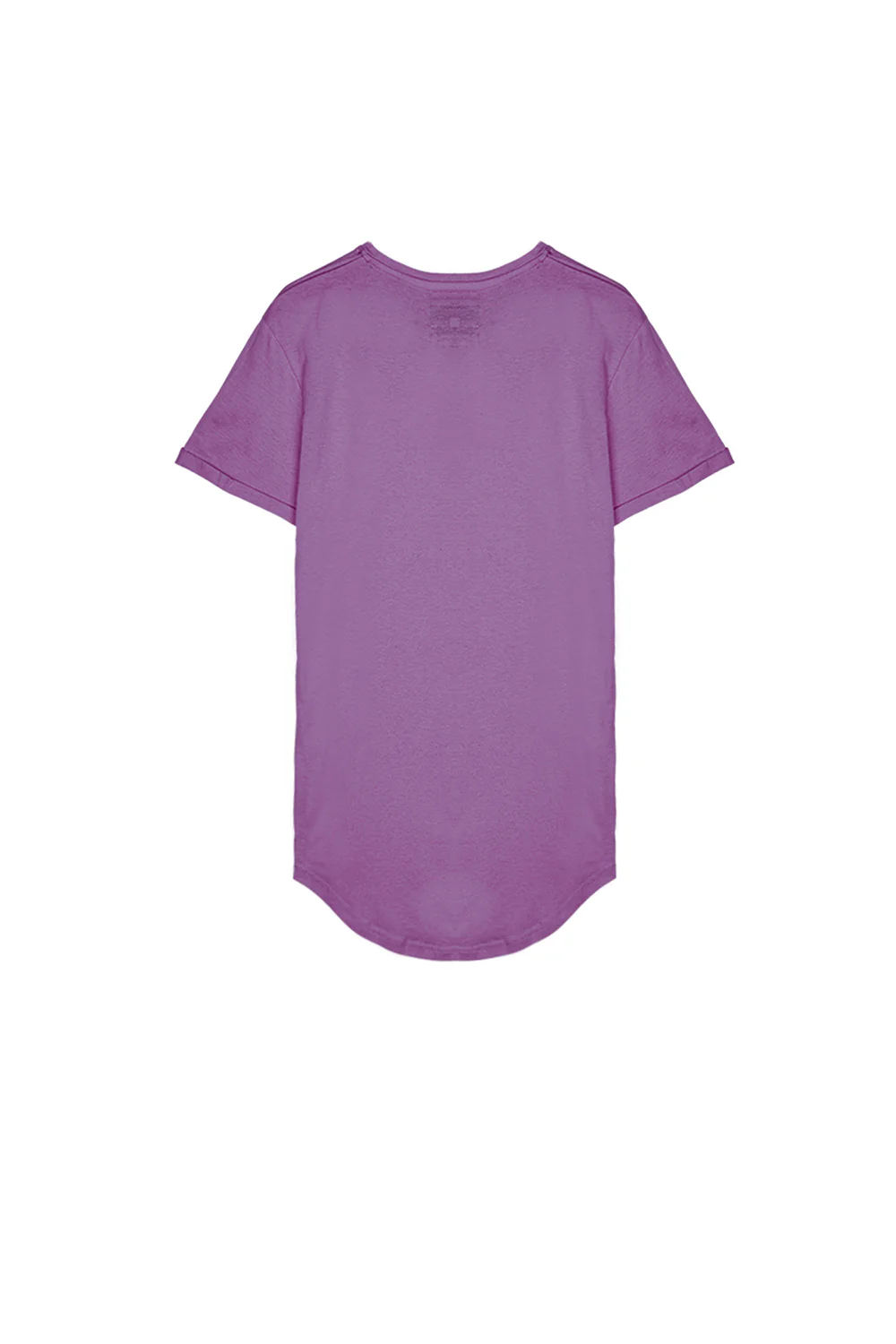T-shirt bas arrondi Violet - Image 5
