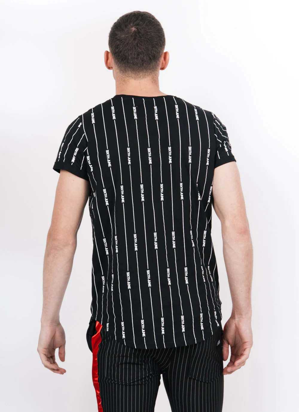 T-shirt baseball logomania noir - Image 3