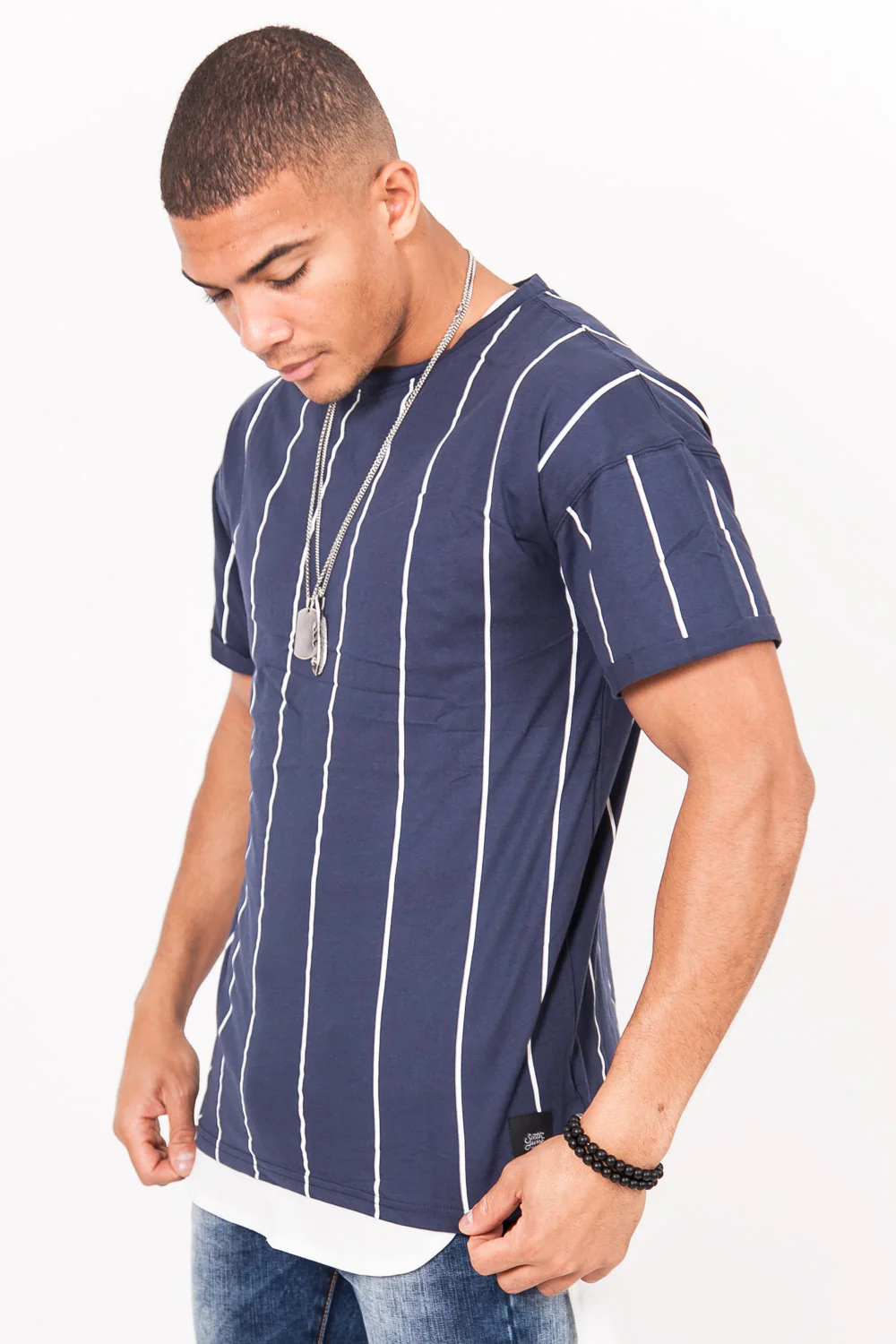 T-shirt baseball bleu - Image 2