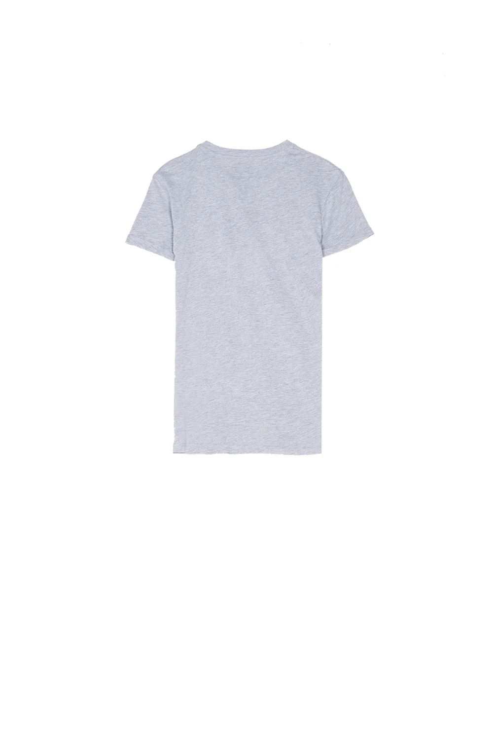 T-shirt brodé logo gris - Image 5