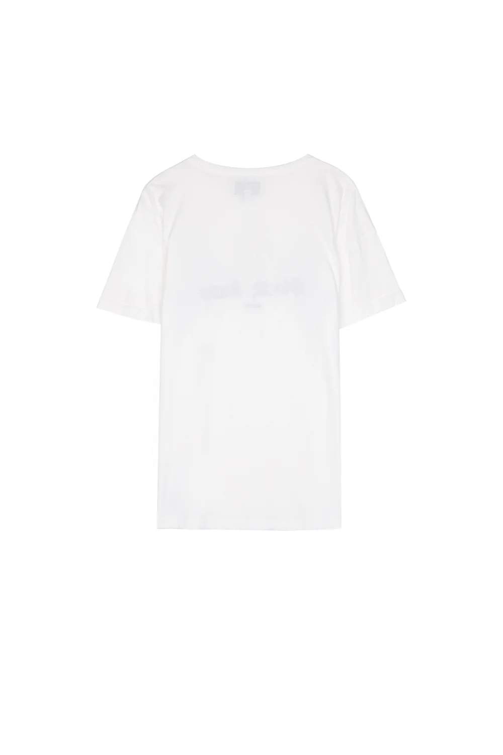T-shirt brodé roses blanc - Image 5