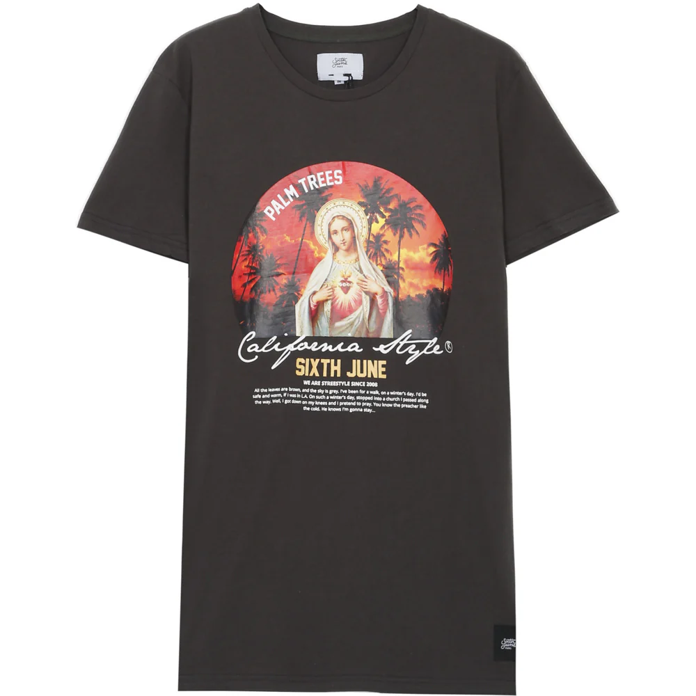 T-Shirt california style noir