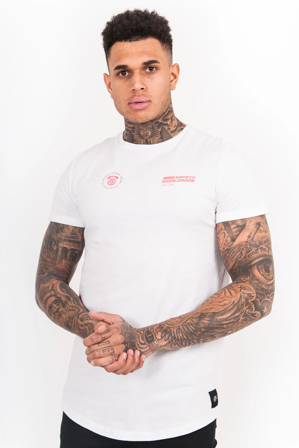 T-Shirt Call Me blanc - Image 4