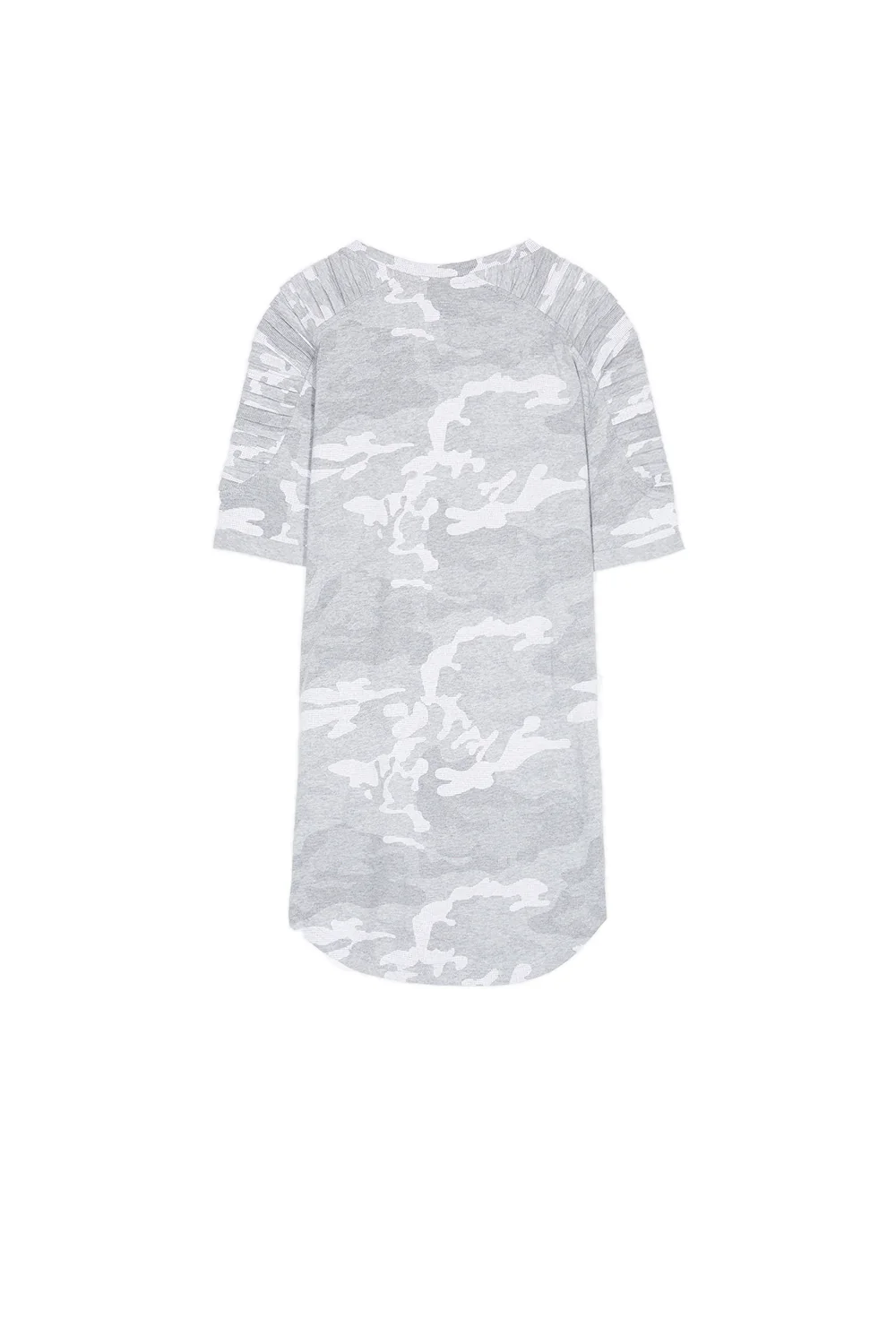 T-shirt camouflage biker gris - Image 6
