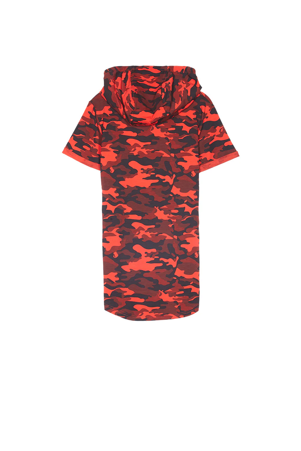 T-shirt camouflage capuche rouge - Image 5