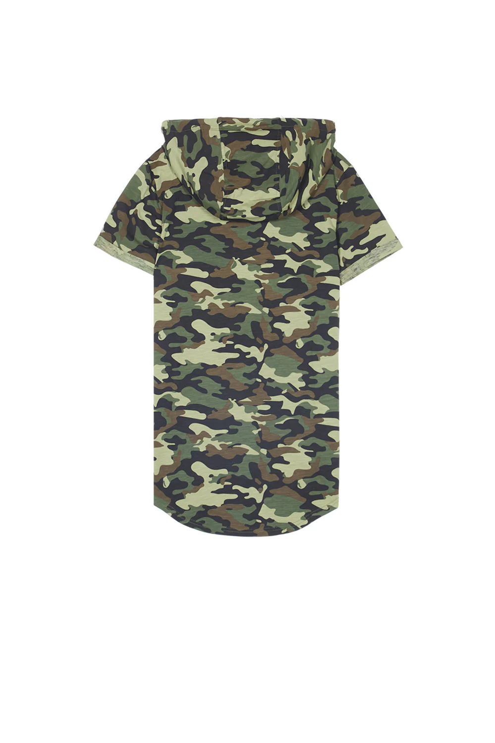 T-shirt camouflage capuche vert - Image 7