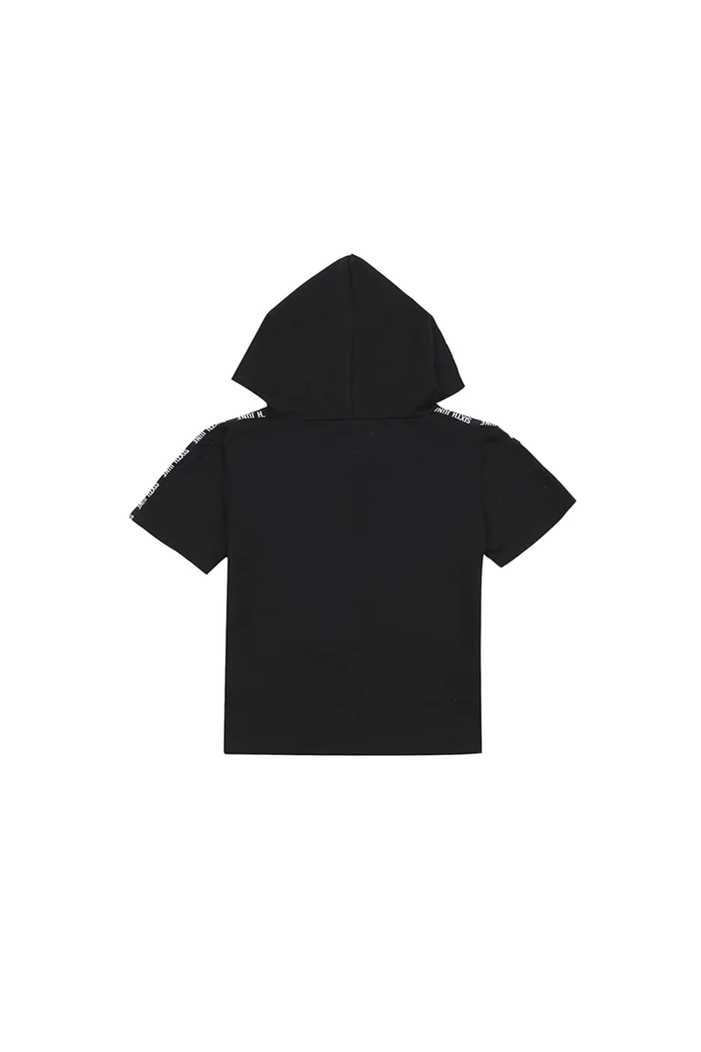 T-shirt capuche Sport noir W2402WTO - Image 7