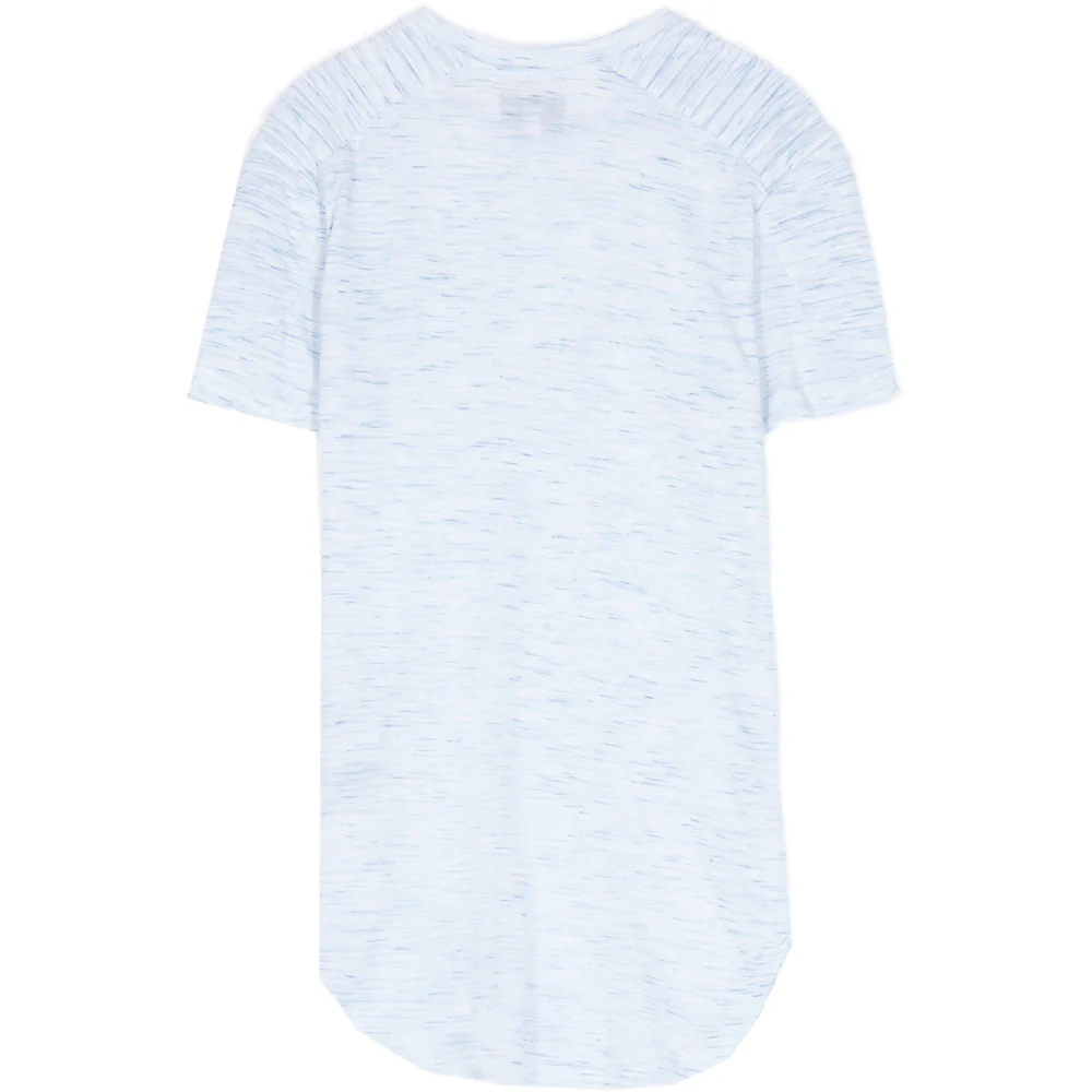 T-shirt chiné biker bleu - Image 5