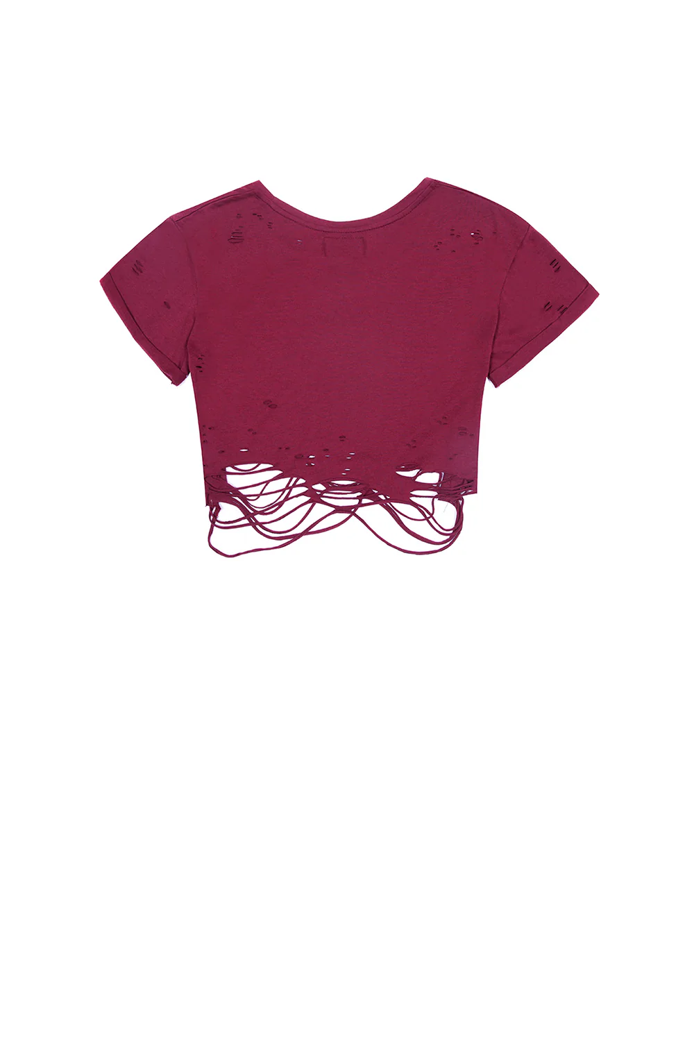 T-shirt court destroy Sport bordeaux W2408VTO - Image 4