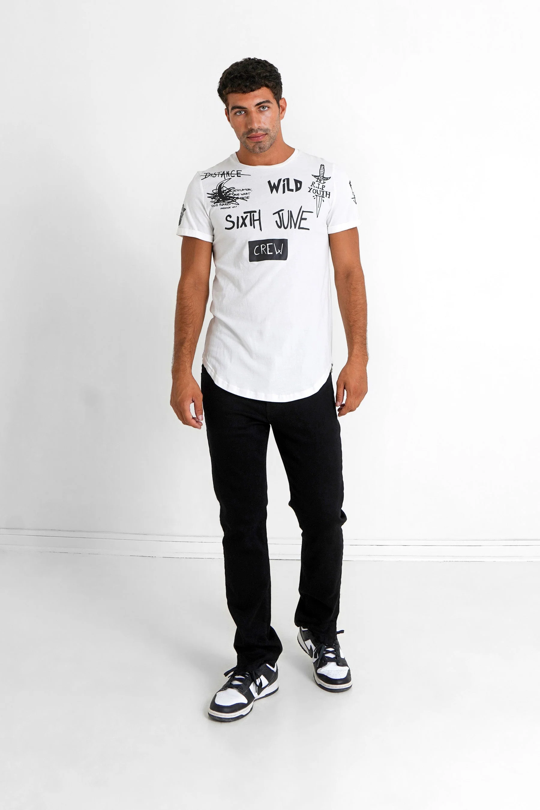 T-shirt crew Blanc - Image 2