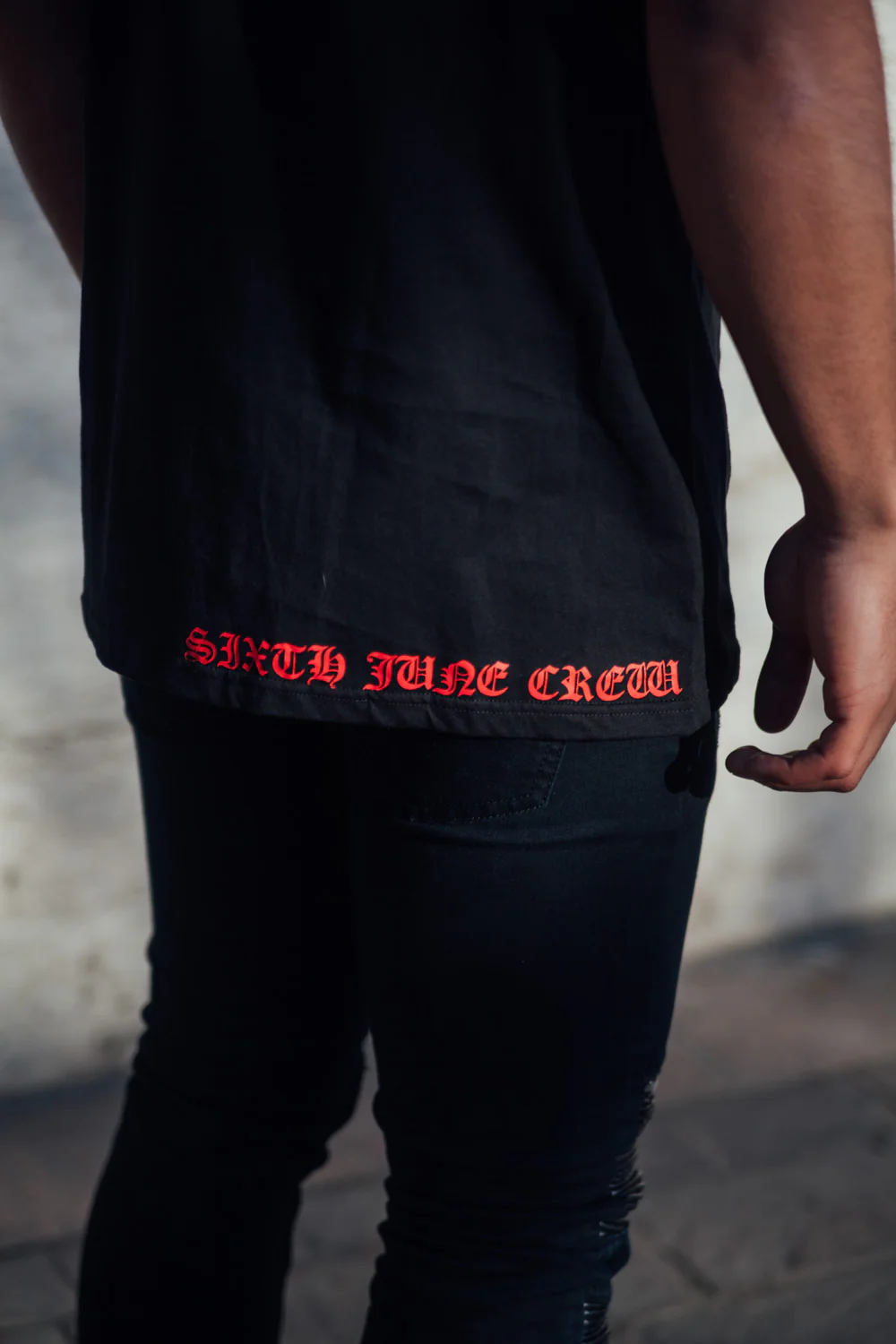 T-shirt crew noir M2418VTS - Image 6