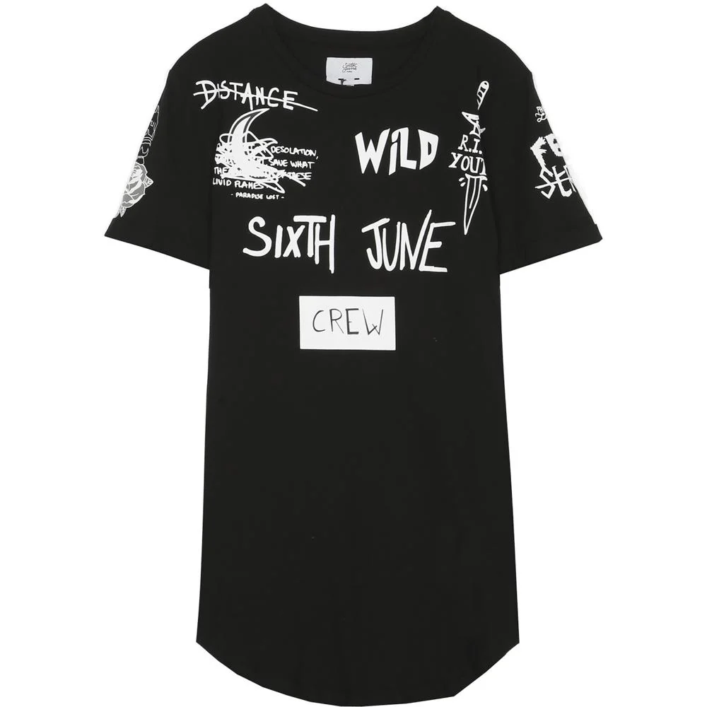 T-shirt crew Noir - Image 6