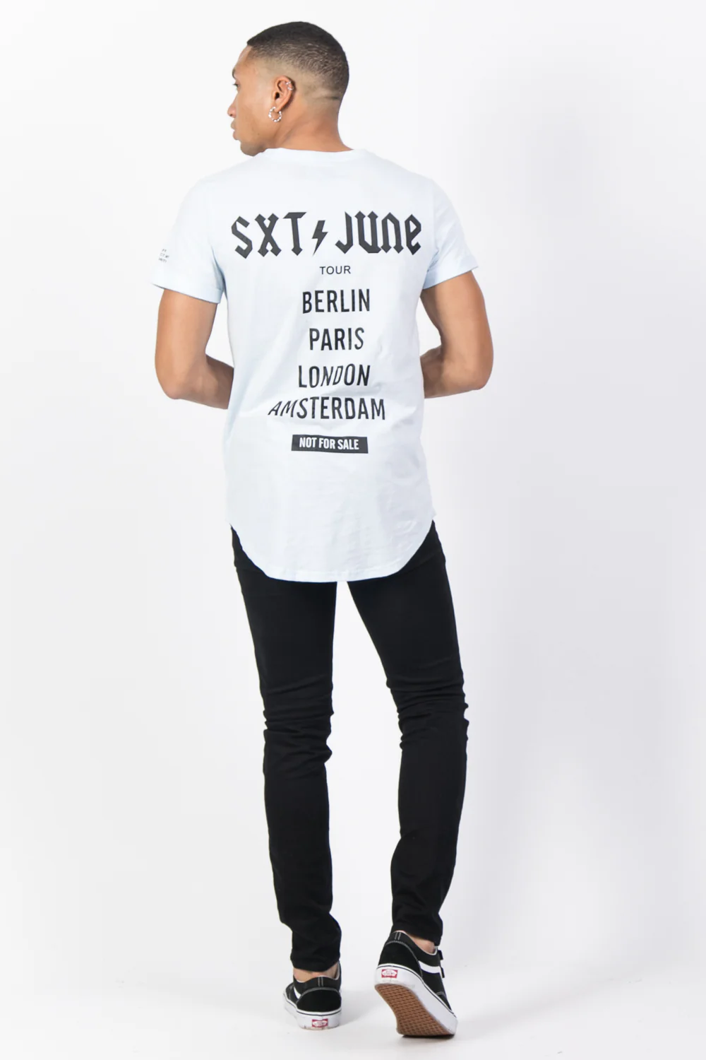 T-shirt crew tour bleu - Image 3