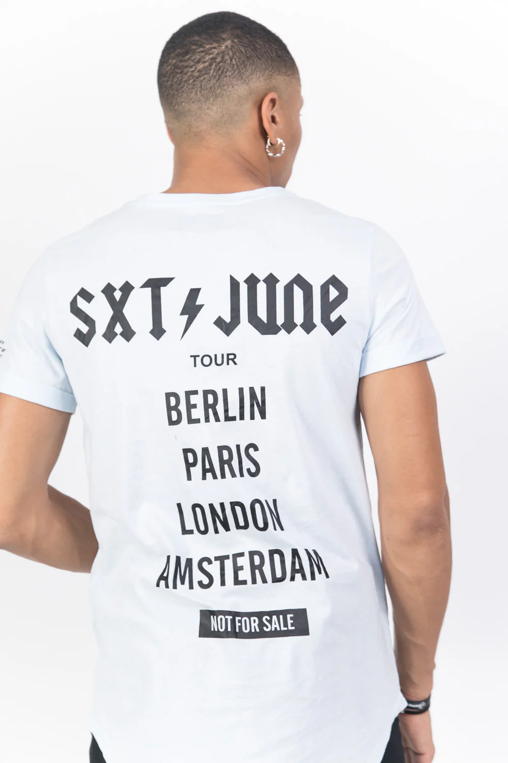 T-shirt crew tour bleu - Image 5
