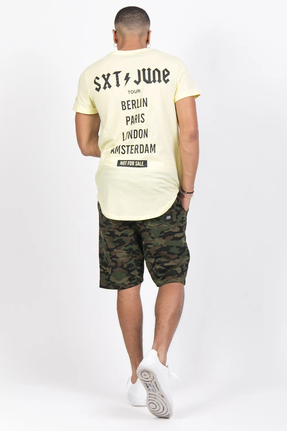 T-shirt crew tour jaune - Image 3