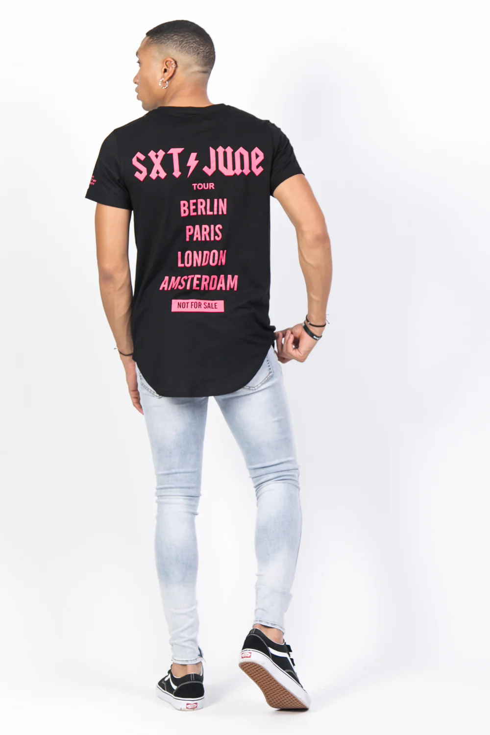 T-shirt crew tour noir - Image 3
