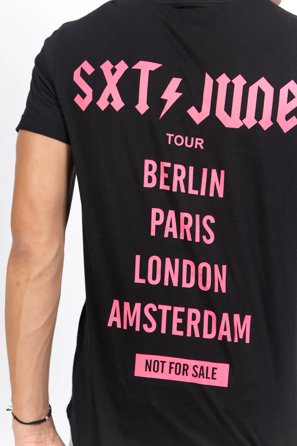 T-shirt crew tour noir - Image 6