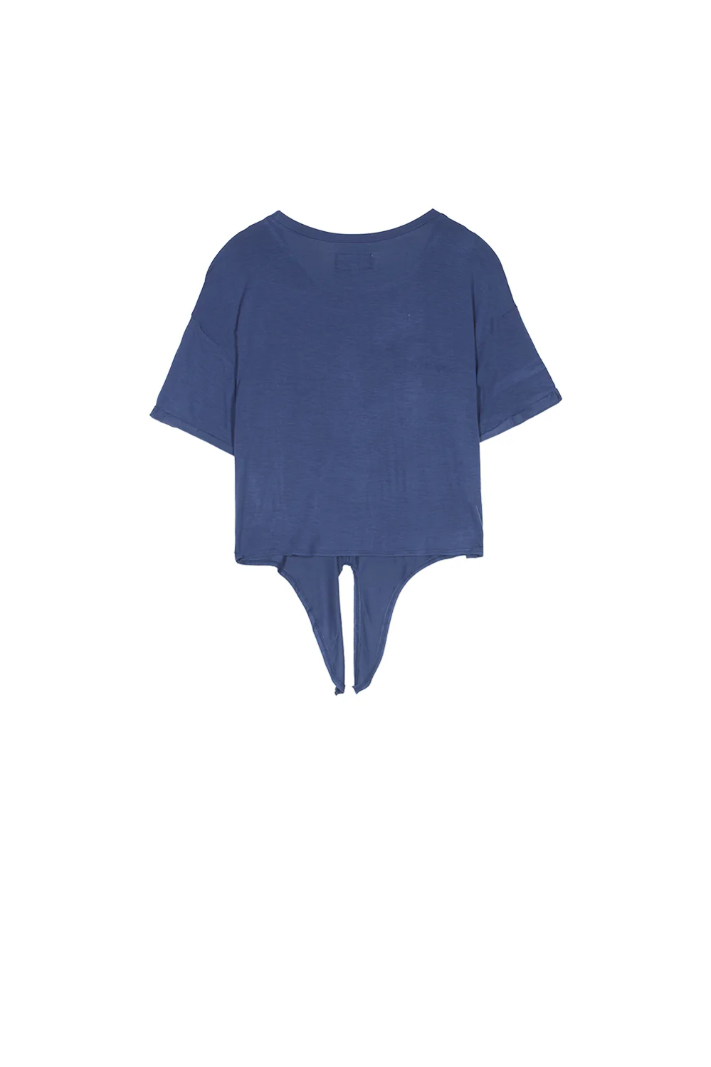 T-shirt crop top noeud bleu - Image 7