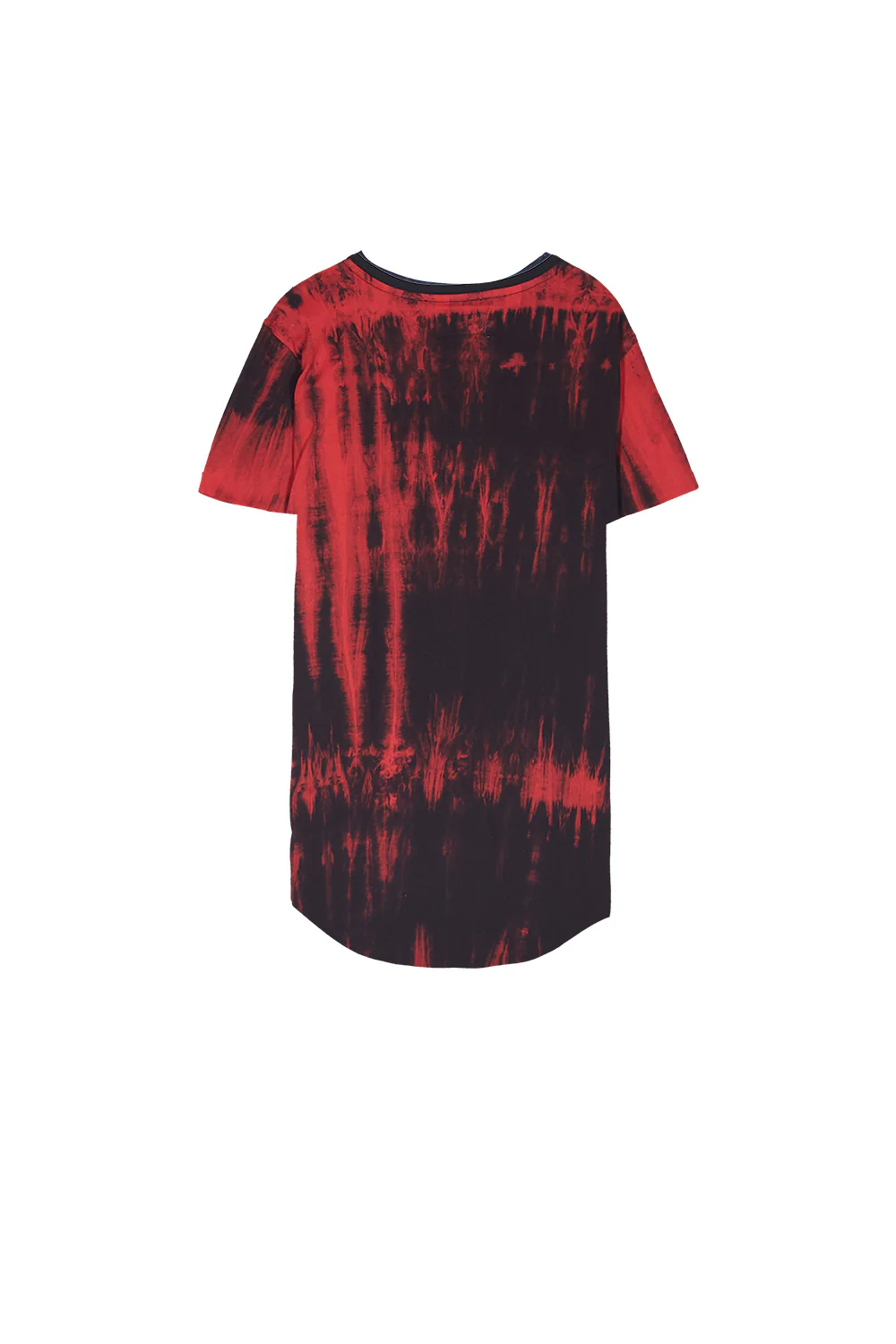 T-shirt délavé noir rouge - Image 7