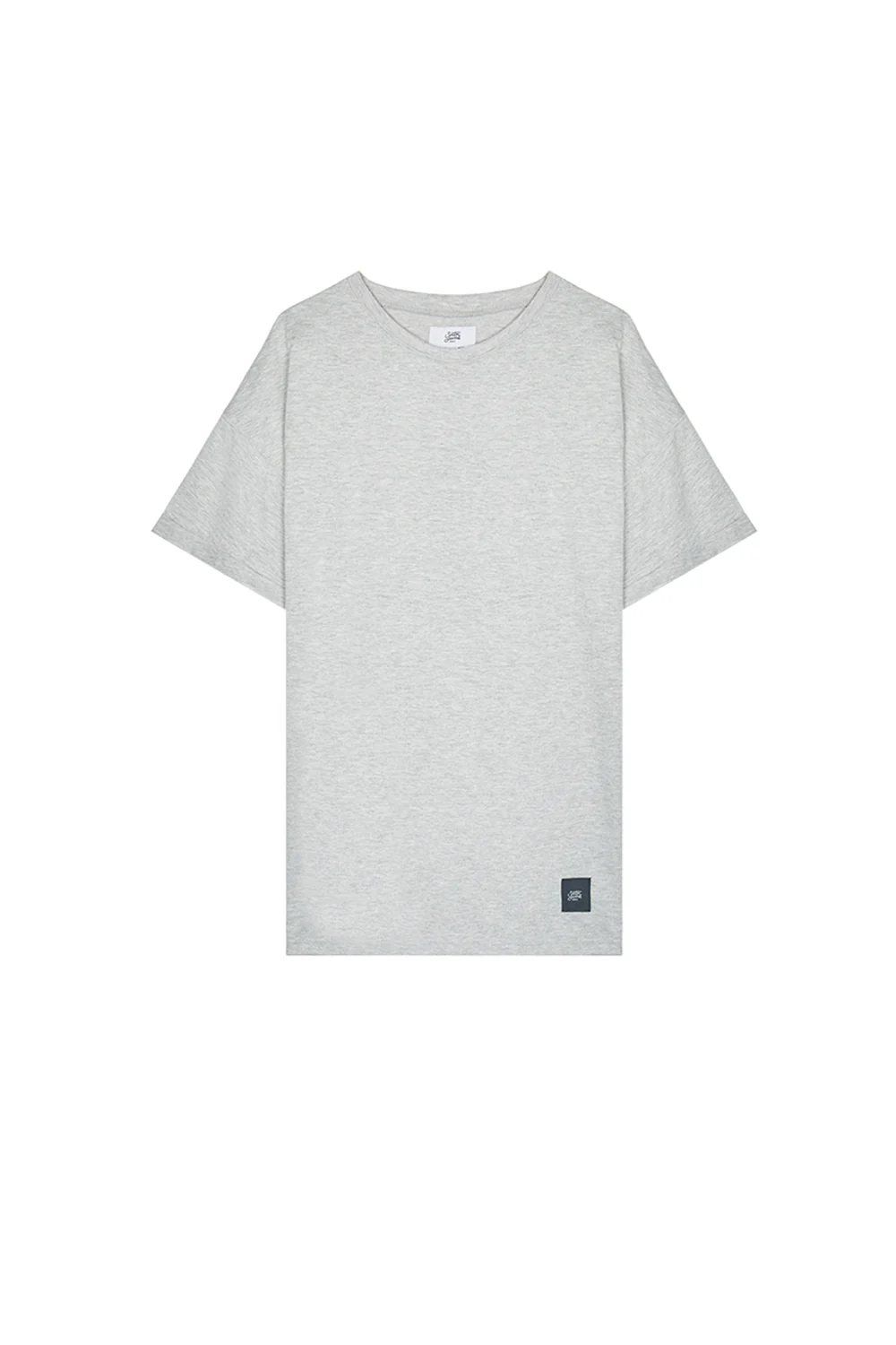 T-shirt épaules tombantes gris clair
