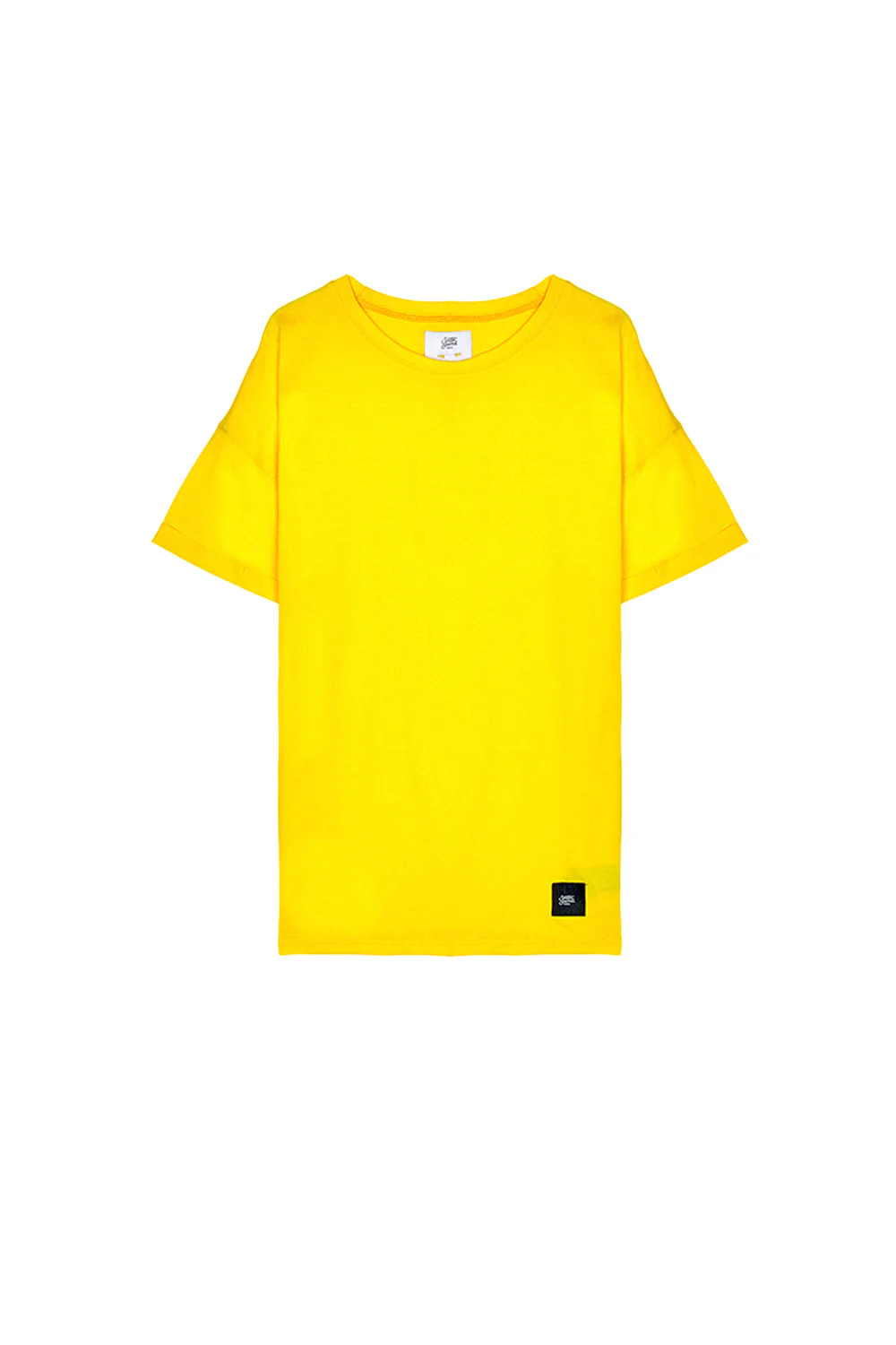 T-shirt épaules tombantes jaune