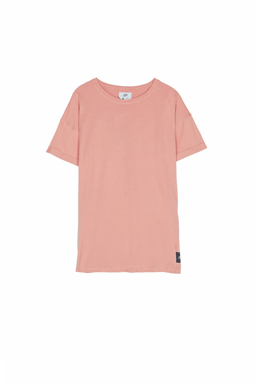 T-shirt épaules tombantes rose