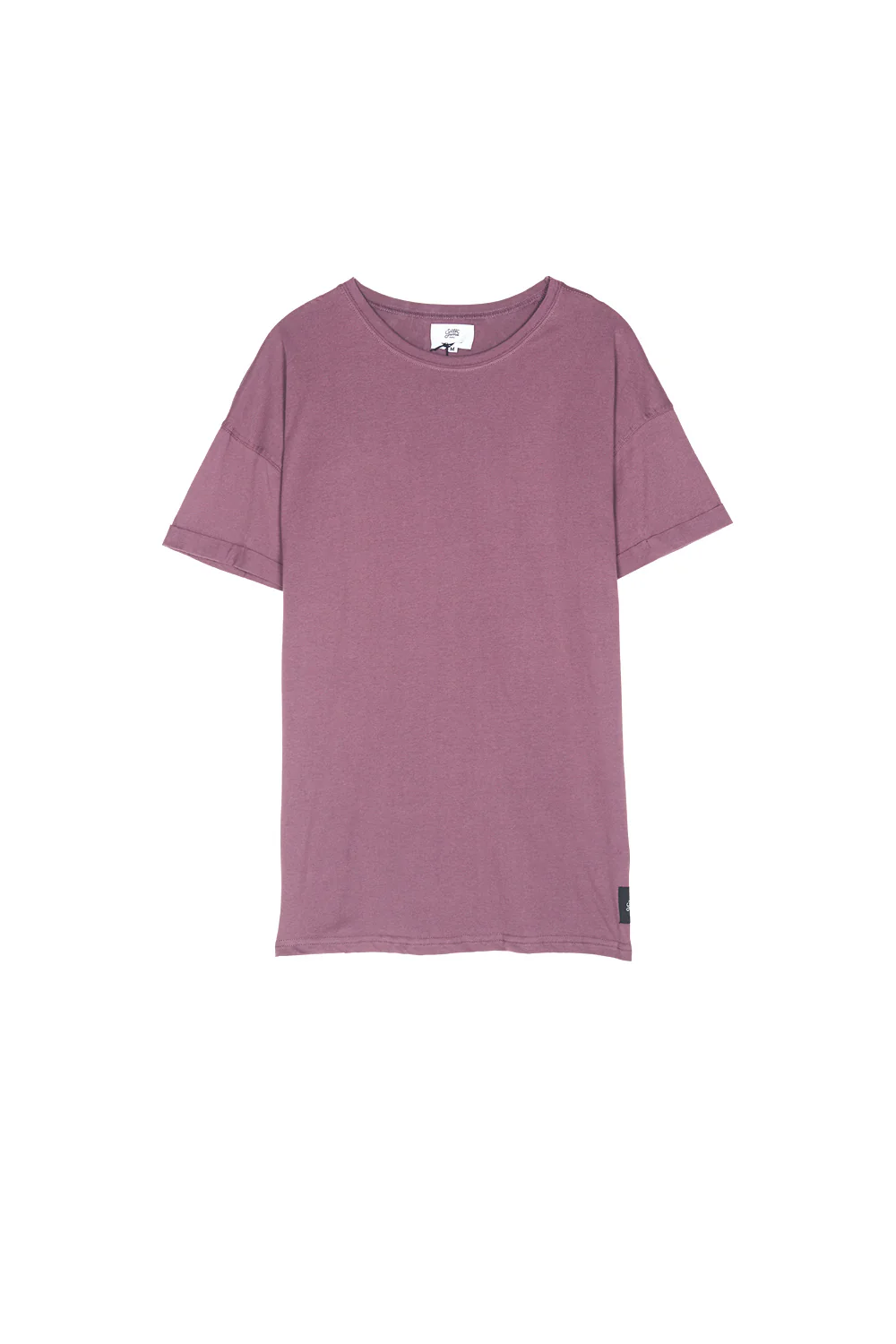 T-shirt épaules tombantes violet