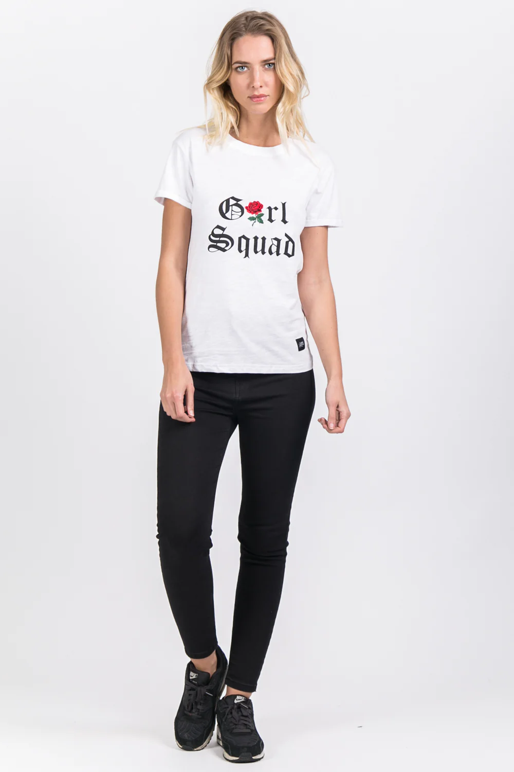 T-shirt Girl squad blanc - Image 2