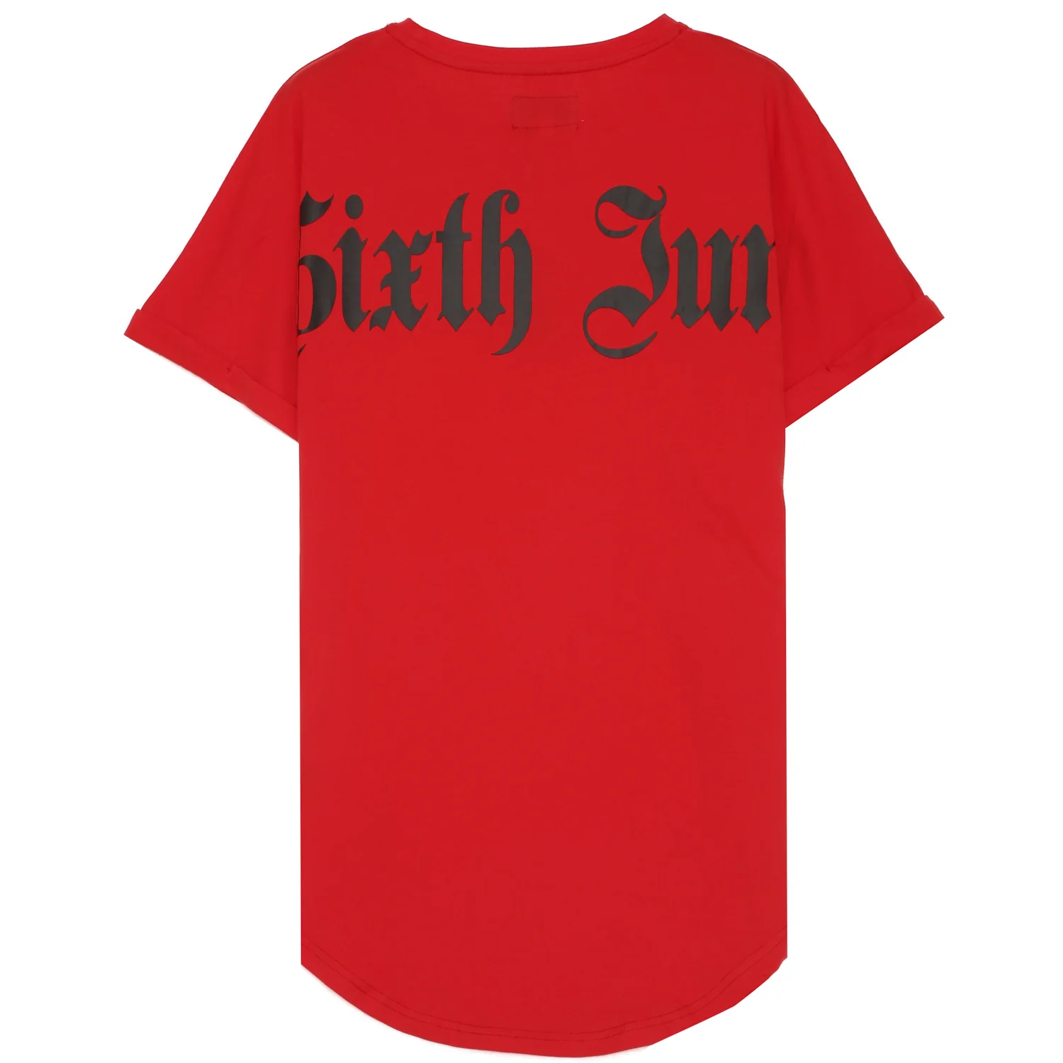 T-shirt gothique imprimé rouge