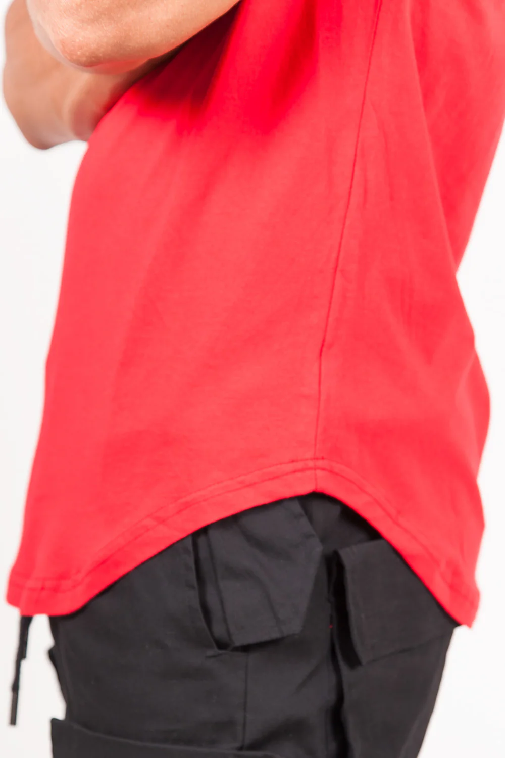 T-shirt gothique imprimé rouge - Image 4