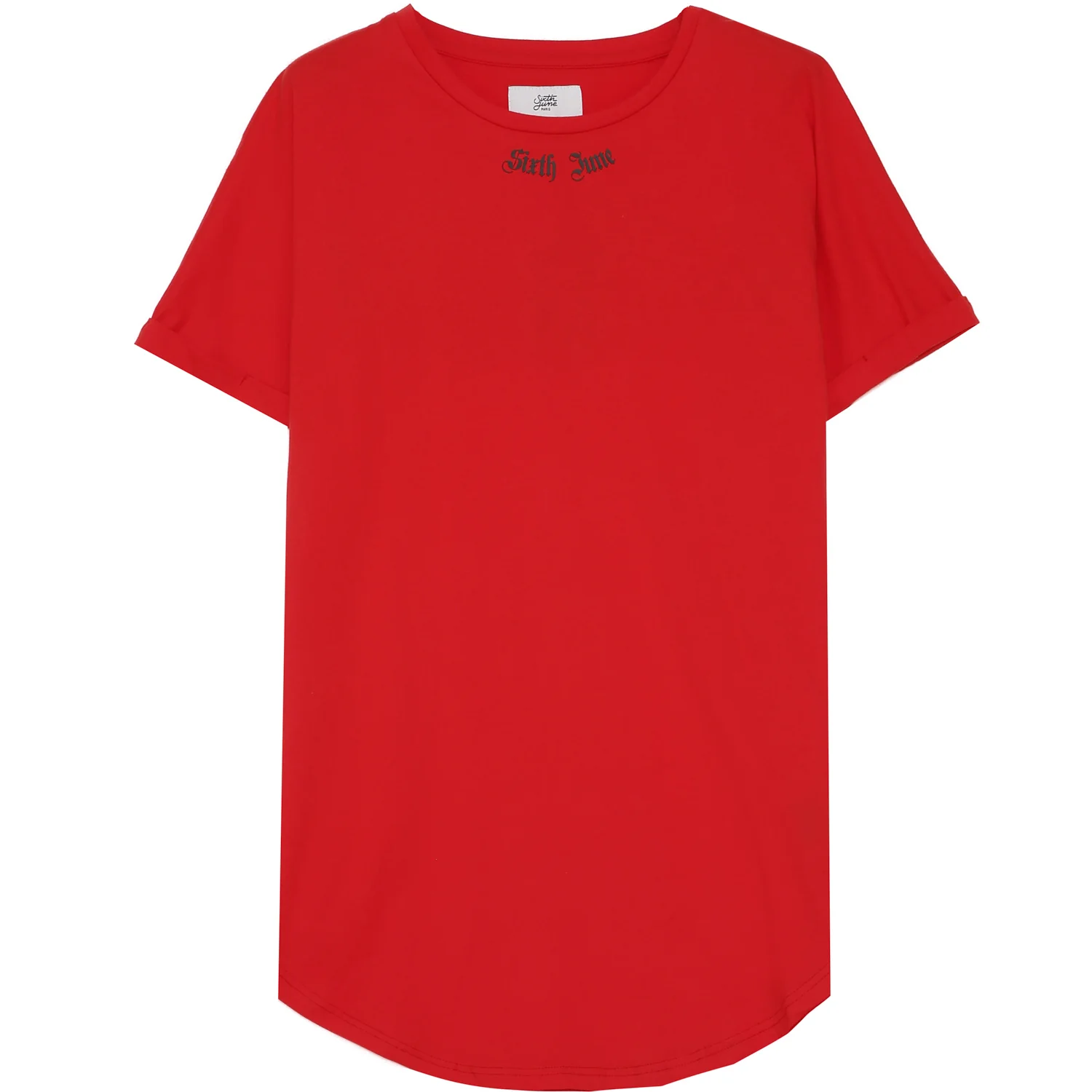 T-shirt gothique imprimé rouge - Image 8
