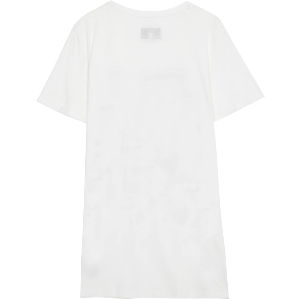 T-shirt grafitti gothique blanc - Image 7