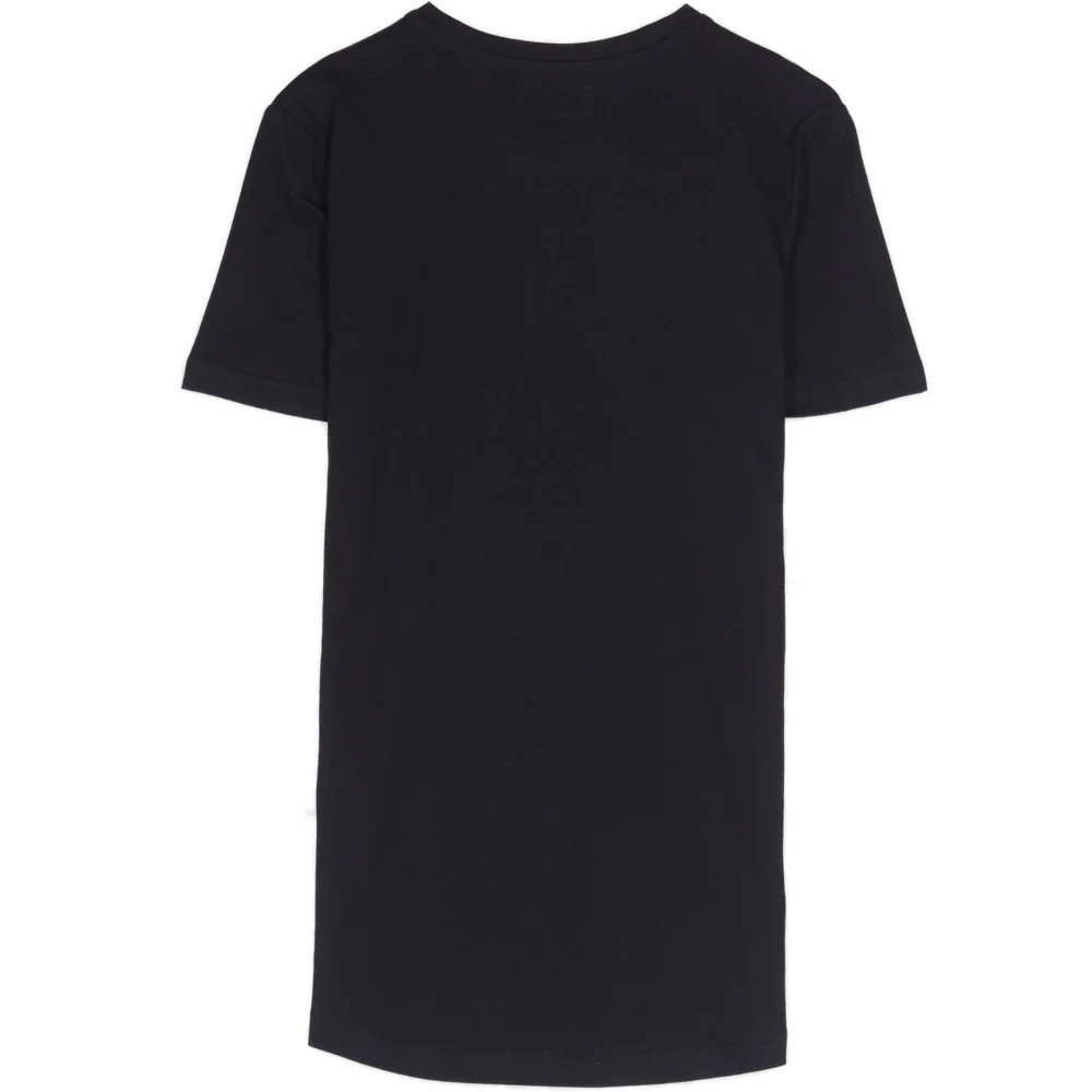 T-shirt grand logo patch rose noir - Image 6