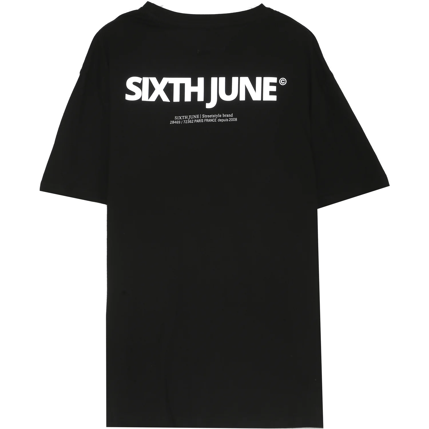 T-shirt réfléchissant grande poche noir - Image 8