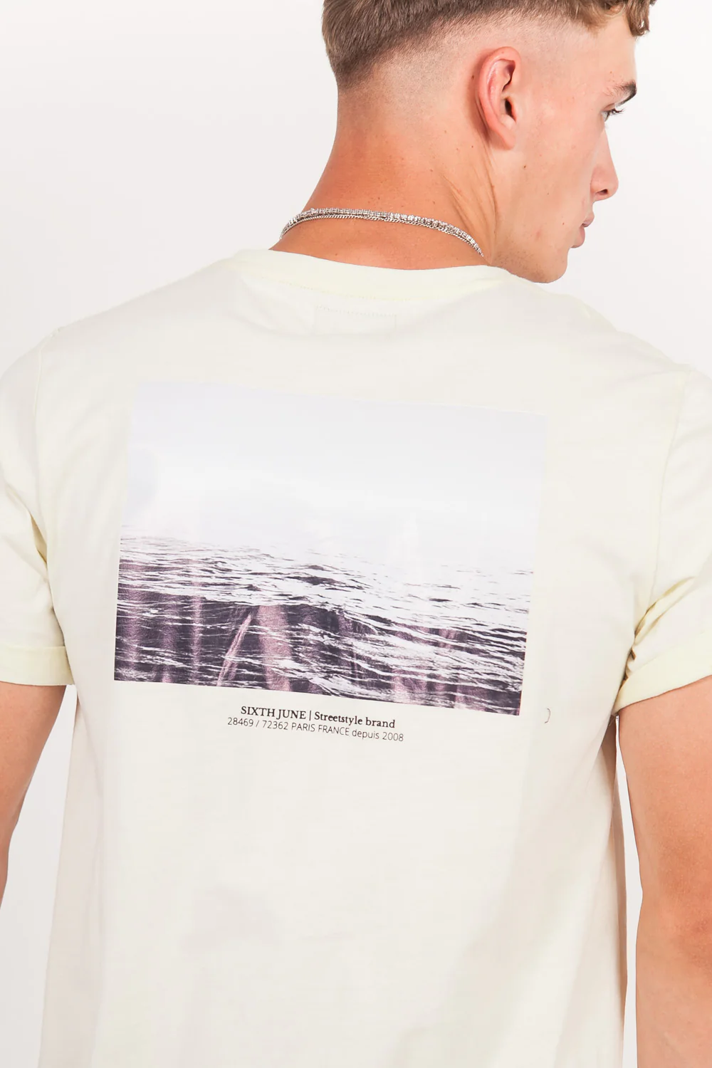 T-shirt image ocean jaune - Image 3