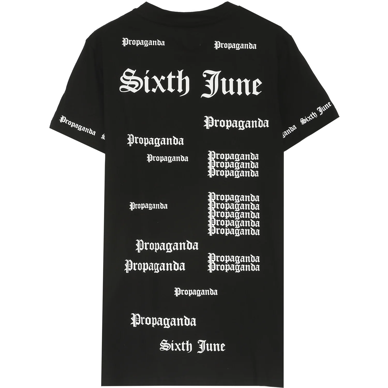 T-shirt imprimé Propaganda gothic noir - Image 7