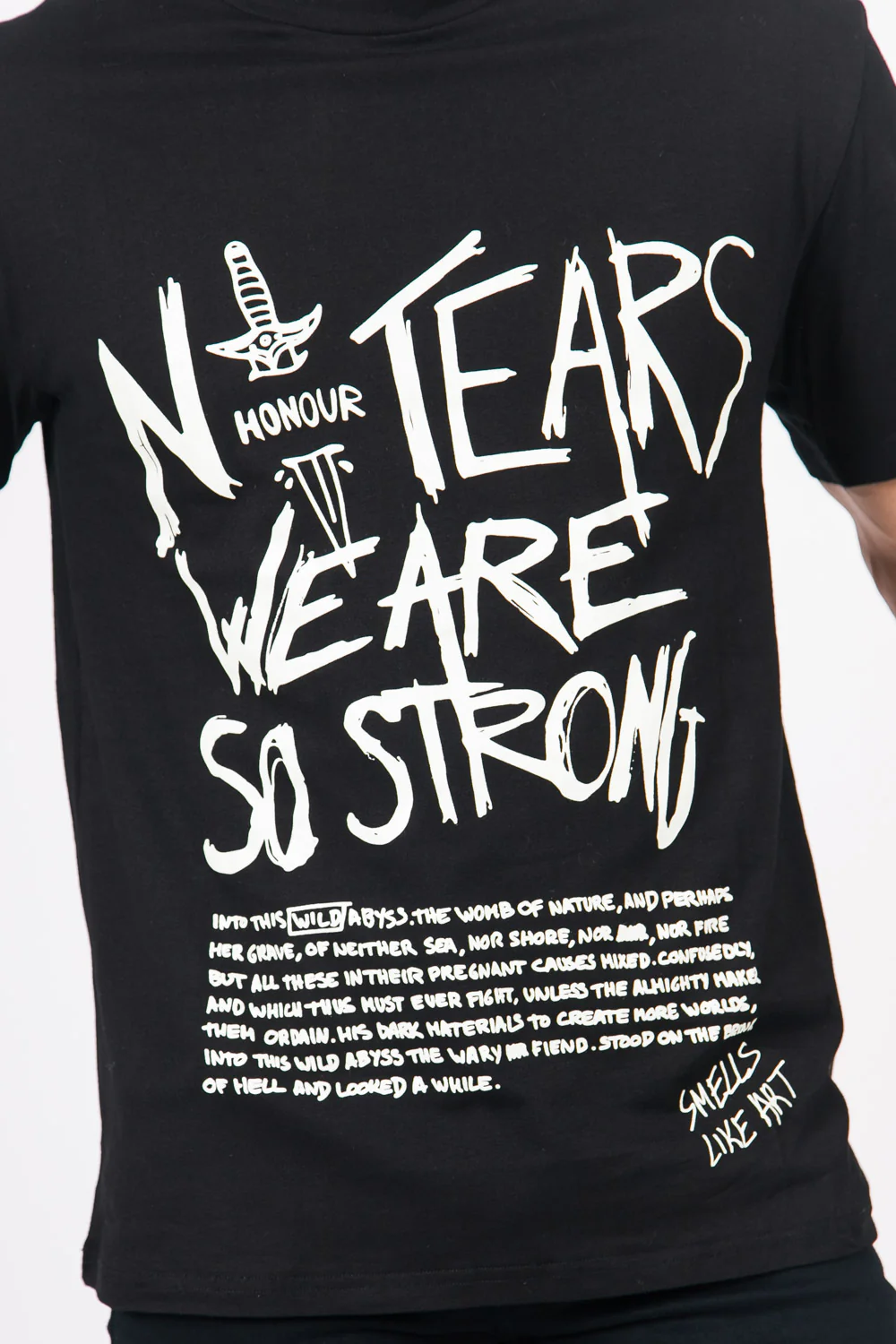 T-Shirt imprimés fluorescents noir - Image 4