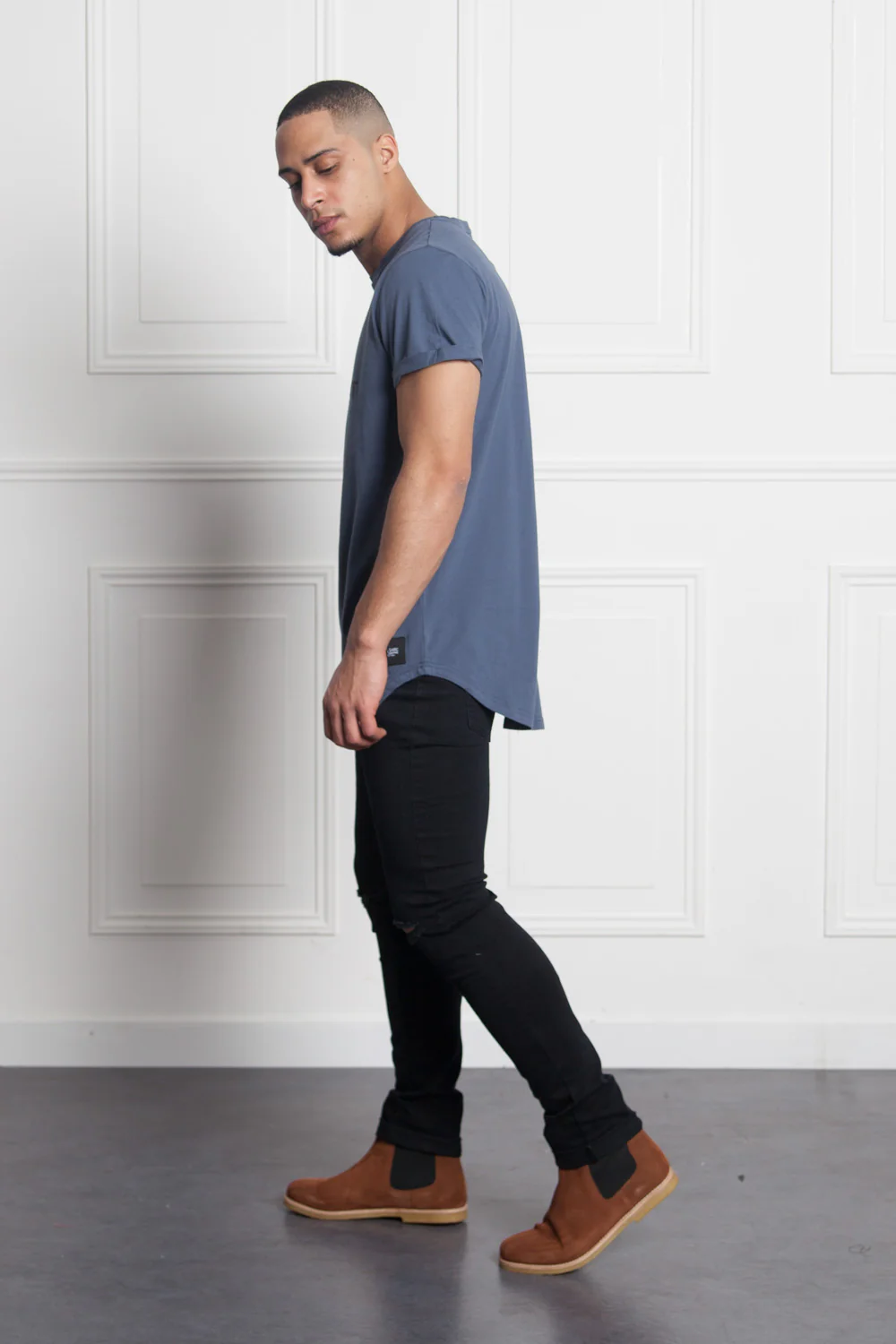 T-shirt Kanye President dark blue M2523VTS - Image 3
