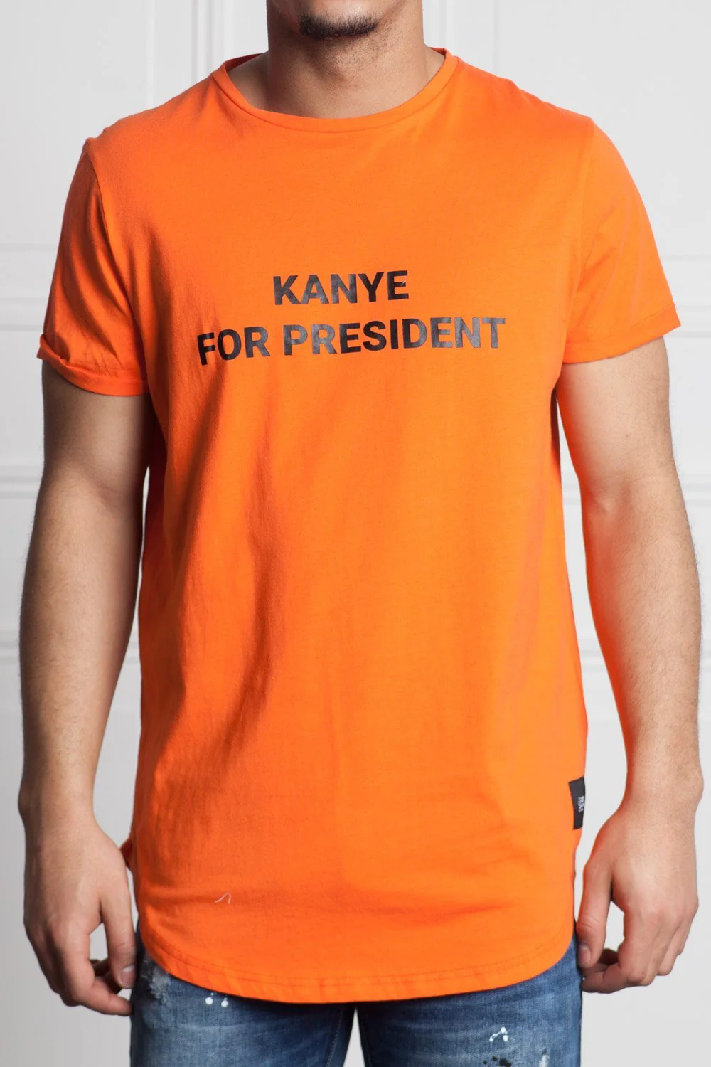 T-shirt Kanye President orange M2523VTS - Image 3