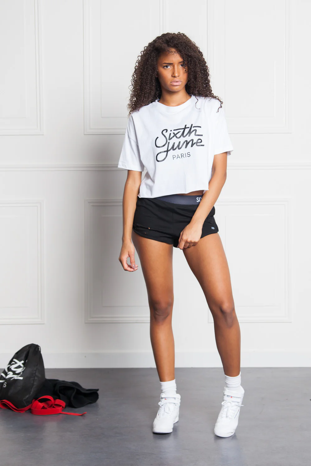 T-shirt large logo Sport blanc W2403KTS - Image 2