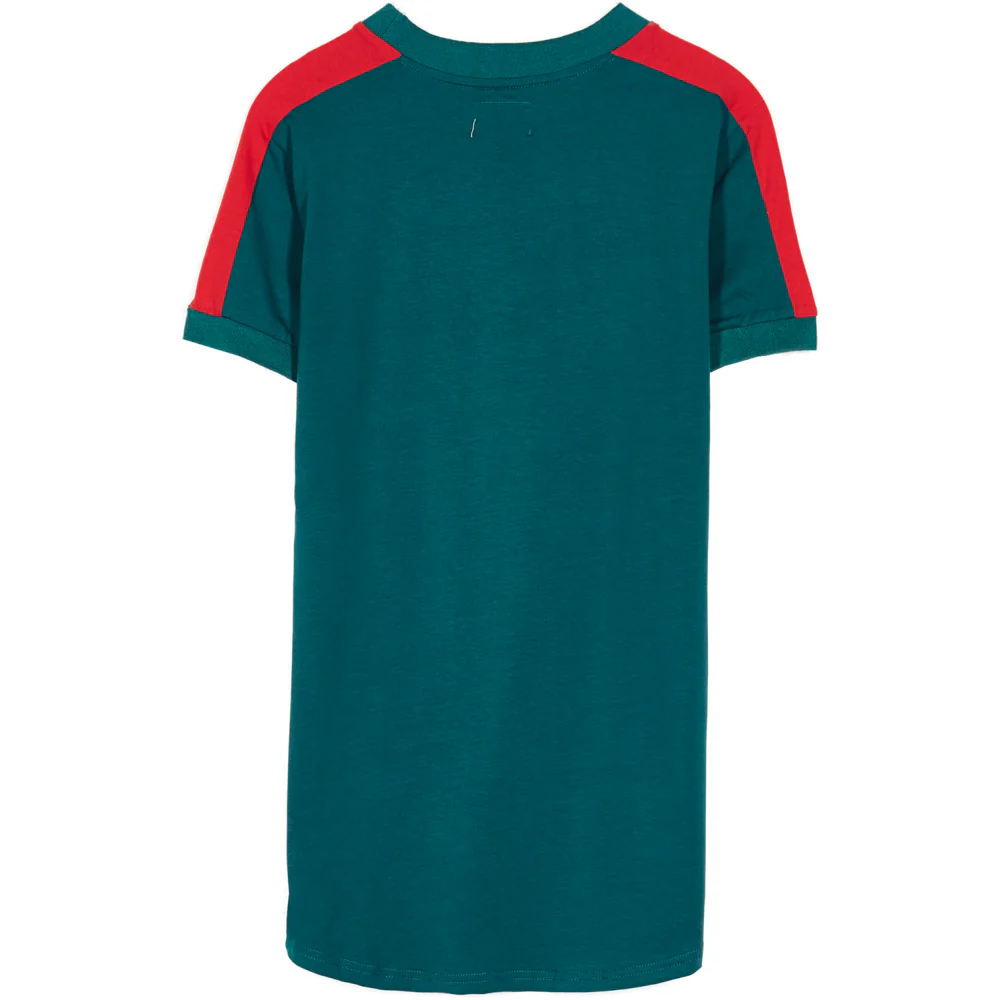 T-shirt logo bandes vert rouge - Image 7