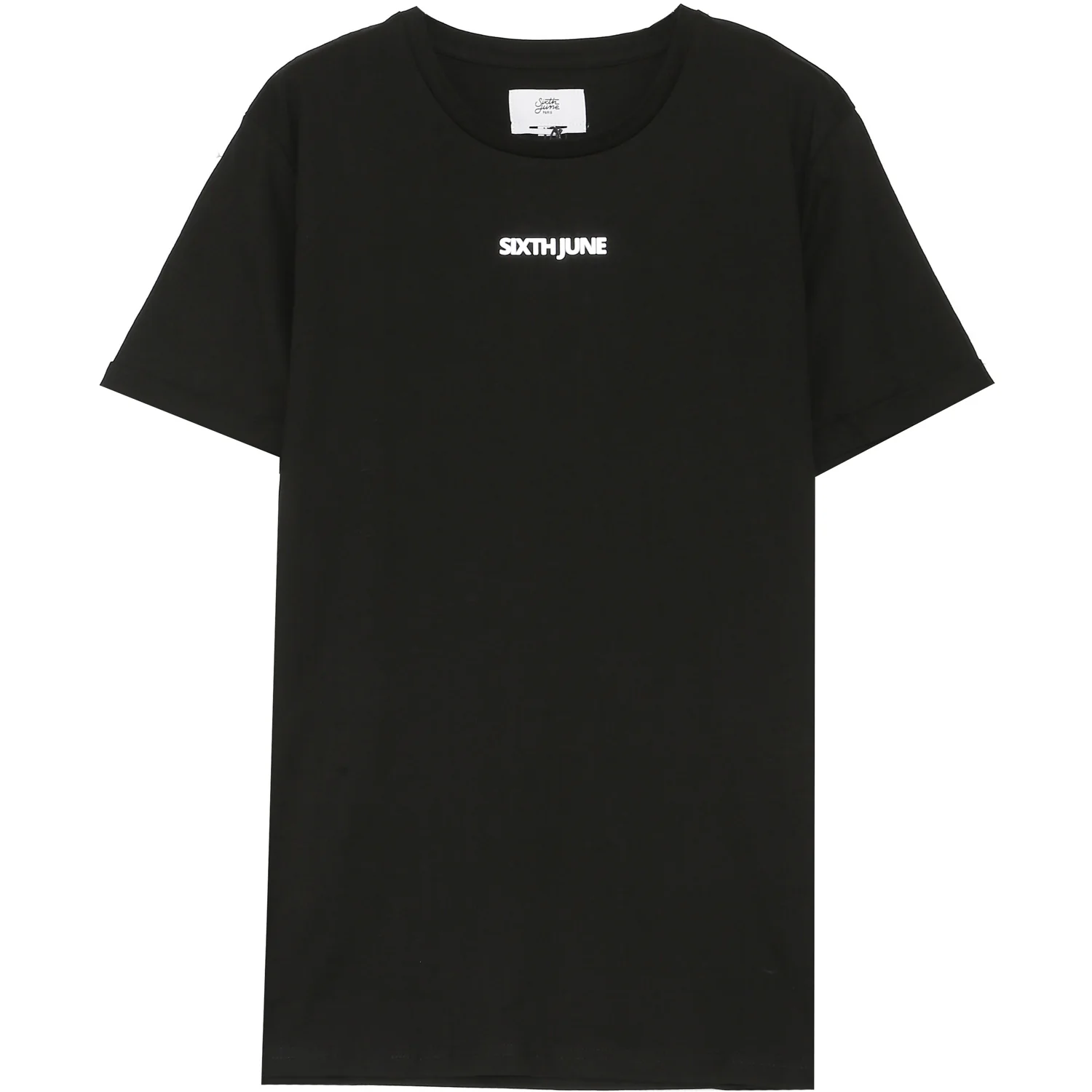 T-shirt logo réfléchissant arrière noir - Image 8