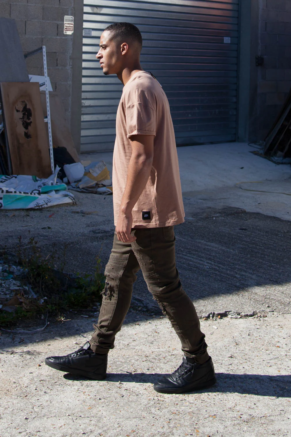 T-shirt logo Paris camel M2327WTS - Image 4