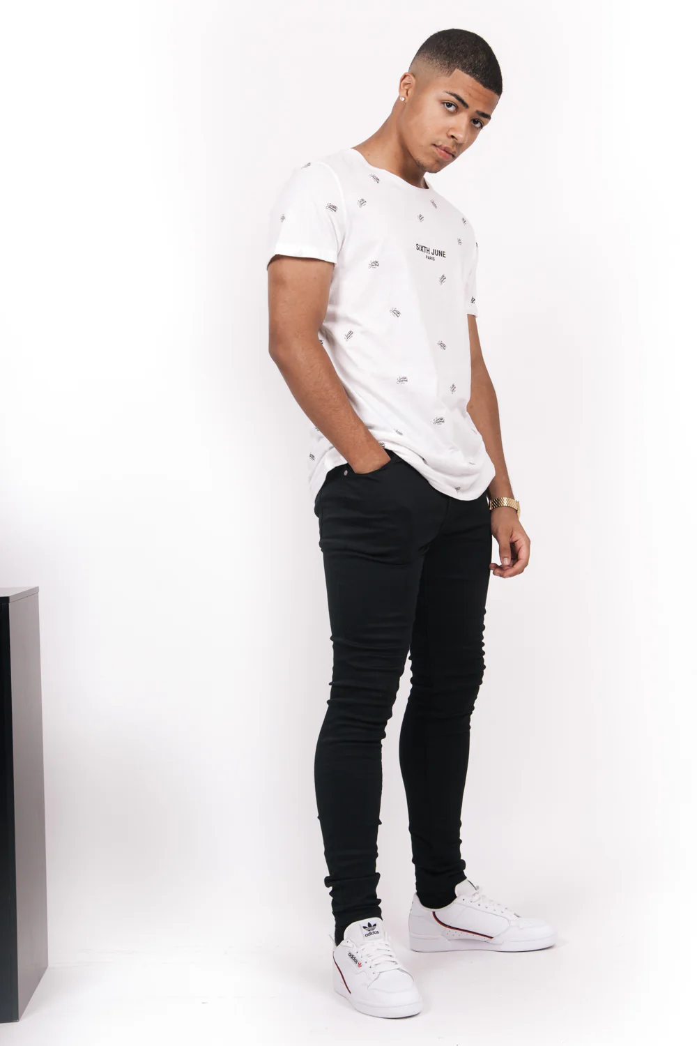 T-shirt logomania blanc - Image 3