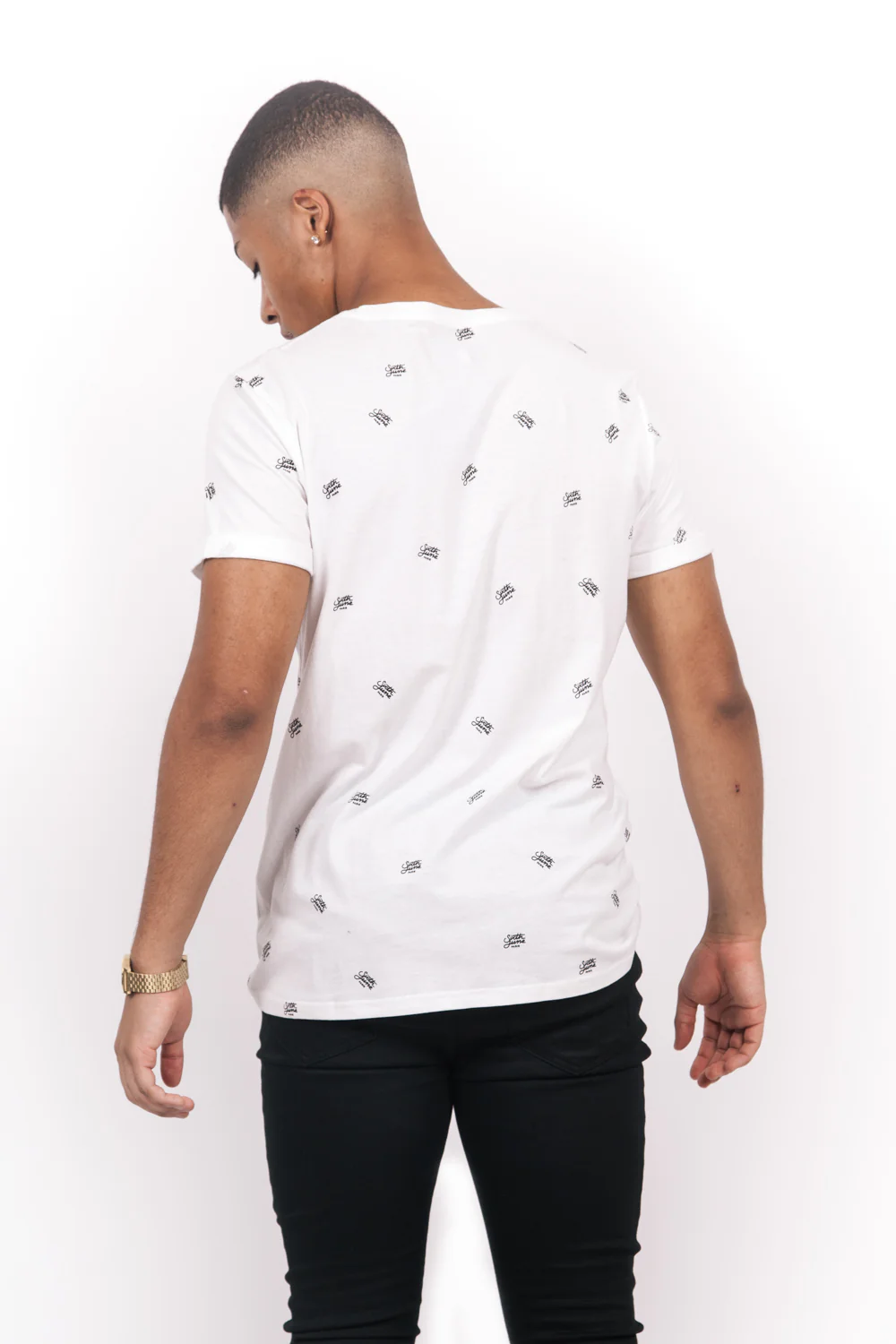 T-shirt logomania blanc - Image 4