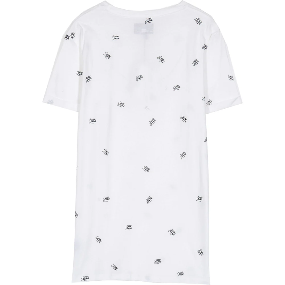 T-shirt logomania blanc - Image 6
